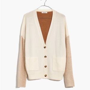 Short Kent Ex-Boyfriend cardigan sweater in color block